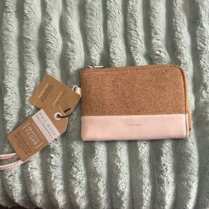 Pixie Mood Cork and Pink Wallet